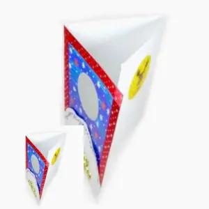 2WC 페이퍼 루돌프 카드 만들기 5개묶음 입체카드 크리스마스엽서