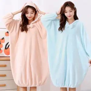 수영장 후 아동물놀이 리본 마사지 여자 골프 타올 후드 가운 목욕 샤워