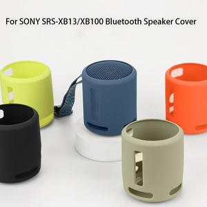 소니호환 SRS-XB13/XB100 여행  실리콘 블루투스 스피커 커버 충격 방지 안티 가을 보호 케이스 소프트 휴