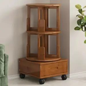 회전 책장 원목 회전식 회전형 코너 책꽂이 거실 원형 틈새