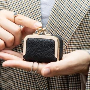 엔화 동전지갑  가죽 키스락 동전 지갑 단색 만능 다용도 보석 사각 미니 소품 열쇠 립스틱