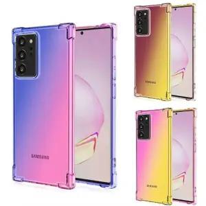 유니블링 갤럭시 노트20/울트라 그라데이션 젤리 휴대폰 케이스