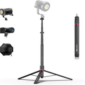 울란지 AT-05 78.7인치 헤비 듀티 접이식 라이트 스탠드 연속 출력 사진 조명/스트로브