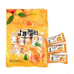 미성식품 감귤젤리 160g 만다린 젤리 간식 영양간식