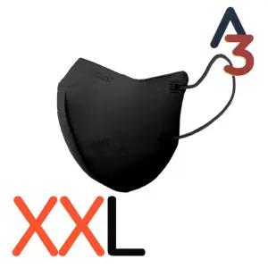A3 새부리형 특대형 마스크 50매 블랙 얼큰이 빅사이즈 초대형 숨쉬기편 귀안아픈 초특대형 KC인증