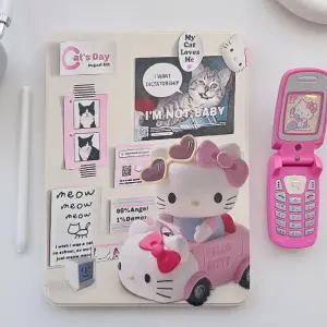 봉주르마담 키티 아이패드 미니 케이스 프로 에어