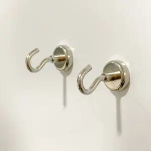 강력 자석후크걸이 32mm/벽걸이고리 현관문 열쇠걸이 후크 모자걸이