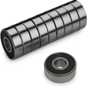 스쿠터 롱보드 스케이트보드용 정밀 608 RS ABEC 11 베어링10개들이 팩블랙