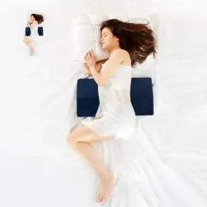 (놀꿈)삼각 쿠션 허리 베게 수면 허리쿠션 잠자리