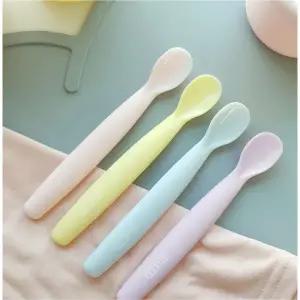 식수저 중기 숟가락 식스푼 후기 유아 이유식 스푼 아기 유아식 수저 초기 실리콘 세트
