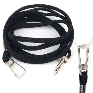 마스크 목걸이 줄 검정 스트랩 사원증 명찰 이름표 xtS5+1lDJ