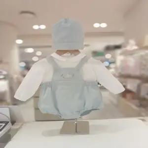 [오가닉맘] 쉘든멜빵바디수트세트(바디수트+모자+멜빵바디수트) (MLSTQS0512)