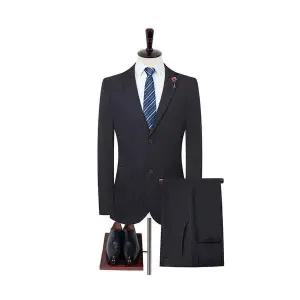 키체샵 남성 정장세트 캐주얼 정장 세트 가을 투피스 웨딩 HO3