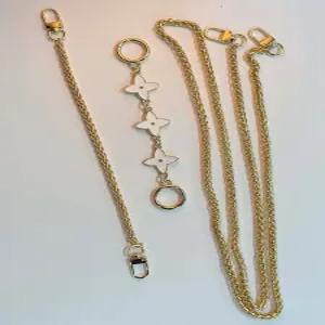 앙양23 5팩 지갑 체인 스트랩 세트 120cm 크로스바디 백 교체 참 익스텐더 O 링 스터드 리벳 포함