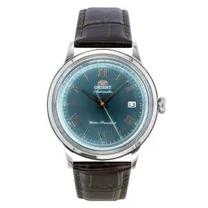 Orient 클래식 가죽 스트랩 그린 다이얼 자동 RA-AC0023E Men 시계 [세금포함] [정품] 명품시계 패션시계