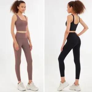 [하프클럽/]요가복 필라테스 라인 예쁜 데일리 9부 레깅스 상하복