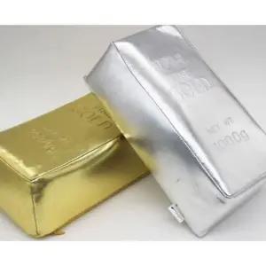 금괴 모양 베개 골드바 쿠션 선물 금기운 장식품