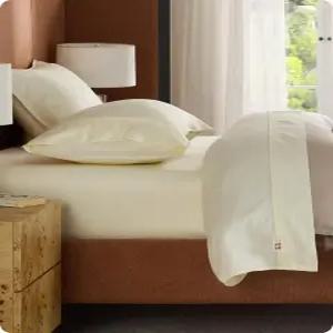 Bedure 100 기자 이집트 면 시트 - CEA 인증 킹 사이즈 침대 세트 사틴 위브 쿨 앤 실키 소프트 16인치 딥