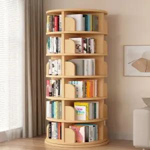 원목 회전 책장 360도 전면 키즈