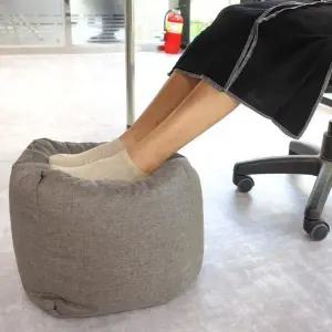 [하프클럽/]풋스툴 의자 보조 낮은 사각 발받침 책상 사무실