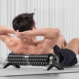 스탠드 폼롤러 맨 마사지 배신기 등 롤러 블랙/54cm 지압봉 안마기