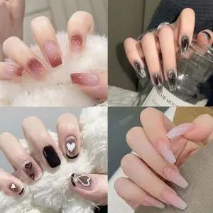 [하프클럽/]여성 붙이는 스티커 네일아트 네일팁 56종 모음