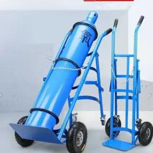 산소통 실린더 가스통 운반차 손수레 철제 끌차