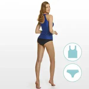 [하프클럽/테슬라]테슬라 홀터넥 투피스형 스윔수트 TM-FSE22_H