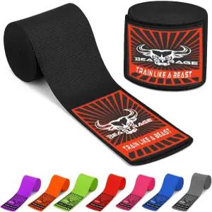 비스트 레이지 복싱 핸드 랩스 MMA 킥복싱 손목 프로 성인 180인치 반탄성 무술 이너 글러브 무거운 가방