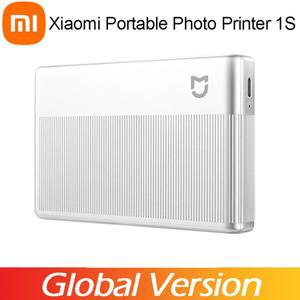 글로벌 버전 미니 Xiaomi 휴대용 포켓 포토 프린터 1S 무선 블루투스 열전 사 인쇄 AR 비디오 ZINK 자체 접