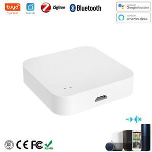 Tuya Zigbee 게이트웨이 허브 무선 스마트 홈 브리지 라이프 원격 제어 프로토콜은 Alexa Google 홈과 함께