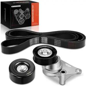 쉐보레 GMC 캐딜락 및 허머 차량과 호환되는 A-프리미엄 엔진 서펜타인 벨트 드라이브 키트 - 2002-2008