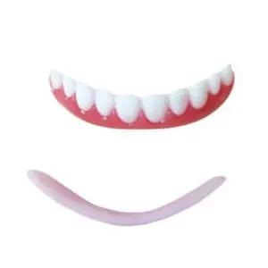 치아 미소 임시 가짜 이빨 스마일베니어 틀니 oyP7+3QYB