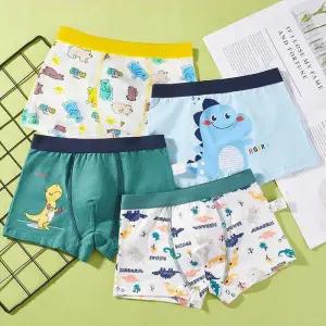 정아 로아디노 남아 아동팬티 4매입 유아사각팬티 드로즈팬티세트 어린이면속옷 아기 키즈 주니어드로우즈