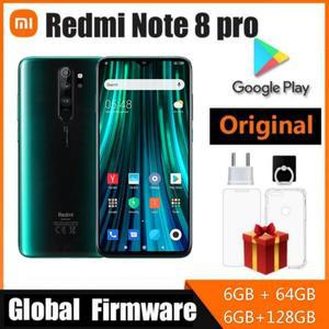 글로벌 ROM Xiaomi Redmi Note 8 Pro 6GB 64GB/128GB 4G 스마트폰 NFC 안드로이드 휴대폰 모바일 폰 듀얼 S