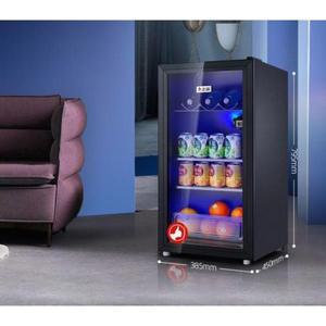 냉장고 유리 미니 소형 음료장 화장품냉장고 45L 기숙사 화이트 미니캔 음료수냉장고 절전