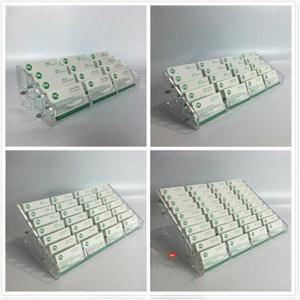 명함 보관 케이스 홀더 정리함 6칸 핑크 카드보관 12칸 자격증 투명 사무실 신용 거치대