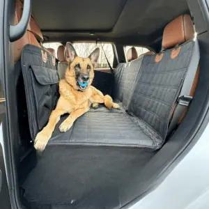 강아지 안전벨트 포함 방수 시트 중간 메시 더블 반려견 카시트 단일 지퍼 세탁용 매트