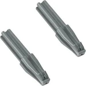 2Pcs 그레이 3 in 1 눈썹 연필깎이 펜슬깎이 오리부리 모양 보조 도구 초보자 및 전문가용 화장품