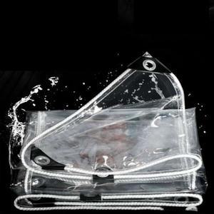 투명 방수포 PVC 타포린 용달 모텔 바닥 발코니 바람막이 캐노피 두꺼운 커튼 0 3mm