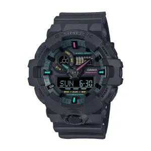 Casio CASIO G SHOCK GA-700MF-1A 블랙 MULTI 색상 아날로그UE  디지털 WR 200M 브랜드 NEW 시계 손목시계