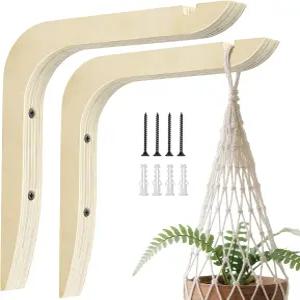 나무 식물 걸이 실내 벽걸이 벽걸이용 8.58인치 등불용 바구니 꽃꽂이 바람막이 램프 새 모이통 파티오