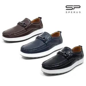 [스페루스]고급스러운 안경비죠 남성 소가죽 로퍼 G1004