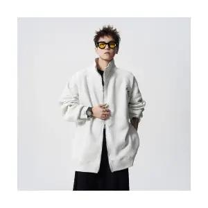 슬램덩크 남성 맨투맨 그레이 카디건 가을 자수 커플 빈티지 캐주얼 차이나 재킷 HO3