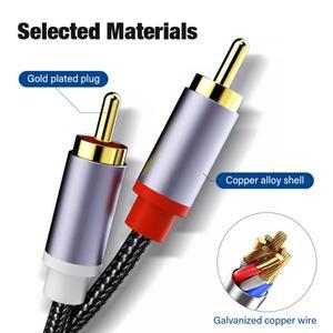 USB C to 2 RCA Y 스플리터 케이블 (자동차 TV 스피커 앰프 오디오 커넥터  삼성호환  화웨이호환  샤오미