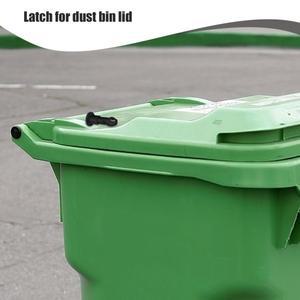 10피스 쓰레기통 뚜껑 교체 240L 커버 래치 플라스틱 버클 야외 클로저 견고한 액세서리 링크
