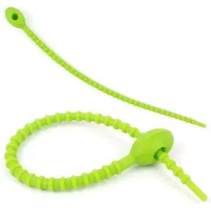 실리콘 그린 케이블타이 재사용 전선정리 식물고정 bCV3+6cPR