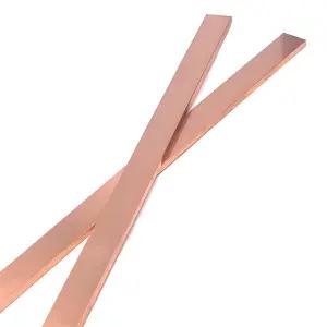 C110 구리 플랫 바 0.16 x 1 15.7 길이 솔리드 재고 4mm 25mm 400mm