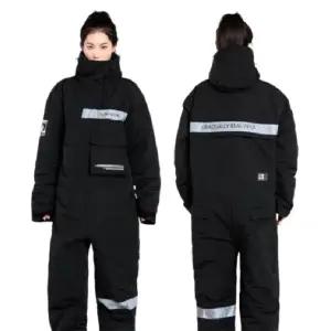 오토바이 방한 우주복 A.618고급형(블랙)-L 배달 정비복 동계 작업복 일체형