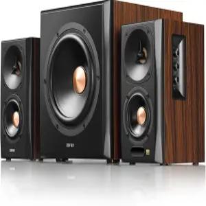서브우퍼가 장착된 Edifier S360DB 블루투스 책장 스피커 155W RMS 출력의 무선 게이밍 룸 거실 및 덴스를